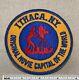 Vtg 1950s Ithaca New York Original Movie Capital Of The World Patch Security