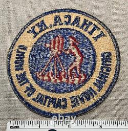 VTG 1950s ITHACA NEW YORK Original Movie Capital of the World PATCH Security