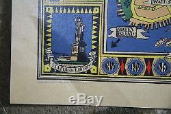 Vintage Original Macy's Map of New York from the 1939 World's Fair R. Patterson