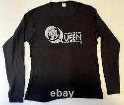 Vintage Queen News Of The World 1977 Tour Longsleeve T Shirt Single Stitch