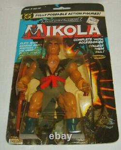 Vintage REMCO MIKOLA The Lost World Of The Warlord Figure New On Sealed Card