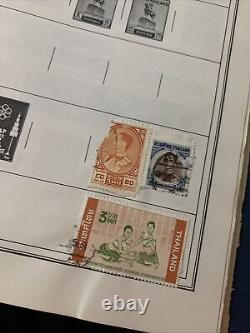 Vintage The New Enlarged Ambassador Album & Postage Stamps Of The World