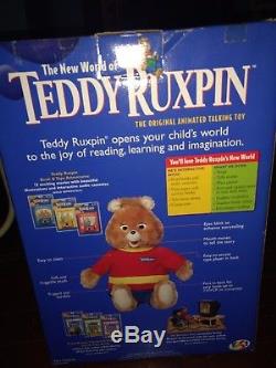 Vintage The New World of Teddy Ruxpin and limited edition Beanie Baby