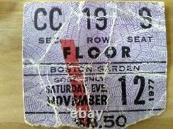 Vintage rare Queen News of the World Tour 1977 tee and Ticket Stub Boston Garden