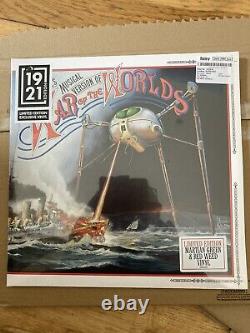 War Of The Worlds Ltd Ed Hmv 1921 Edi Red Black Green Colour Vinyls Brand New