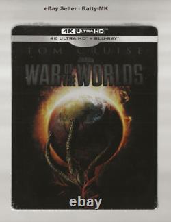 War Of The Worlds Uk Exclusive 4k Uhd + Blu Ray Steelbook New & Sealed