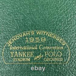 Watchtower New World Translation Of The Hebrew Scriptures Yankee Stadium 1958