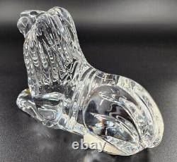 Waterford Crystal Resting LION Figurine Animals of The World New Open Box Figure