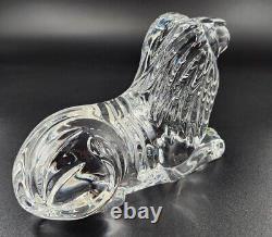 Waterford Crystal Resting LION Figurine Animals of The World New Open Box Figure