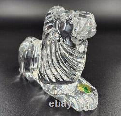 Waterford Crystal Resting LION Figurine Animals of The World New Open Box Figure