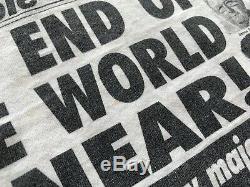 Weekly World News Shirt Vintage RARE Microsoft 2000 Y2K End Of The World XL