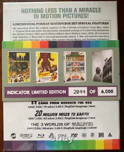 Wonderous Worlds of Ray Harryhausen 1955-1960 Blu-ray Box Set Ltd Ed Indicator