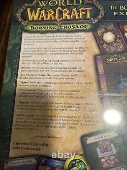 World Of Warcraft The Board Game The Burning Crusade Expansion BRAND NEW! SEALED