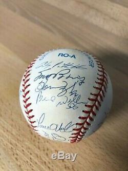 World Series Champions 1998 Ball Signed by 21 Members of the New York Yankees