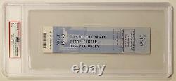 World Trade Center Ticket 2001 PSA Graded WTC 8/01/2001 Top of The World Unused