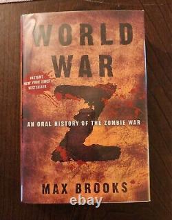 World War Z An Oral History of the Zombie War by Max Brooks (Signed)
