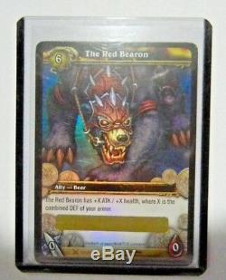 World of Warcraft TCG The Red Bearon Loot Card Brand New Unscratched