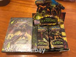 World of warcraft starter and 24 booster packs new sealed march of the legion