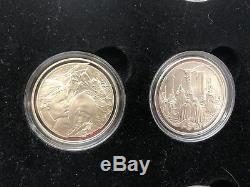11 Pc. Seigneur Des Anneaux En Argent Sterling 2003 Nouvelle-zélande Coin Set 28 Grammes Chacun