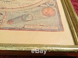 1651 New Et Accurat Carte Du Reproduit Du Monde Par Hammond Corp Couleur Authentique
