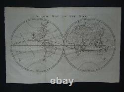 1703 Peter Heylyn Atlas Carte Du Monde Une Nouvelle Carte Du Monde