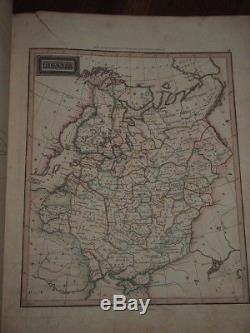 1824 Ewings New General Atlas Cartes Distinctes Du Monde Etats-unis Amérique Asie Inde