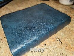 1882 Oahspe Une Nouvelle Bible Dans Les Paroles De Jehovih Rebound Bleu Cowhide Magnifique