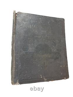 1884 Atlas familial inégalé du monde de Cram. Une biographie de A. Mervyn Davies