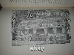 1887 Anciennes villes du Nouveau Monde par Charnay Carte 35 Planches Toltec Chichen Itza