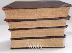 1899. Histoire du Monde de l'Humanité par John Clark Ridpath. Ensemble ancien de 4 volumes.