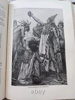 1899. Histoire du Monde de l'Humanité par John Clark Ridpath. Ensemble ancien de 4 volumes.