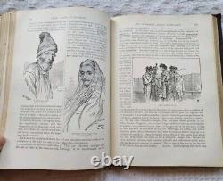 1899. Histoire du Monde de l'Humanité par John Clark Ridpath. Ensemble ancien de 4 volumes.