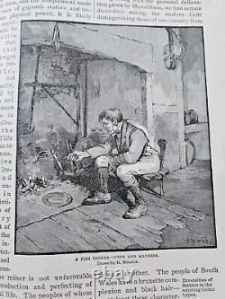 1899. Histoire du Monde de l'Humanité par John Clark Ridpath. Ensemble ancien de 4 volumes.