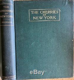 1915 Les Cerises De New York Par U. P. Hedrick Assortiment De Couleurs De Couleurs Magnifiques Nice L @@ K