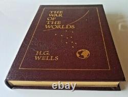 (1986) La Guerre Des Mondes De Hg Wells Easton Press Leather Bound Nouveau