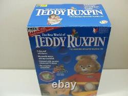 1998 Nouveau Le Nouveau Monde De Teddy Ruxpin Avec Limited Édition Beanie