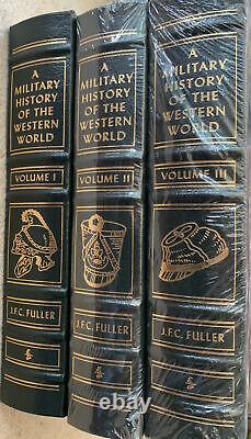 2003 EASTON PRESS 3 Vol Une histoire militaire du monde occidental - NEUVE SOUS BLISTER