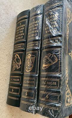 2003 EASTON PRESS 3 Vol Une histoire militaire du monde occidental - NEUVE SOUS BLISTER