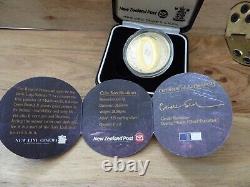 2003 Nouvelle-zélande $1 Sterling Silver Seigneur De La Rings Coin Withbox, Le Un Ring