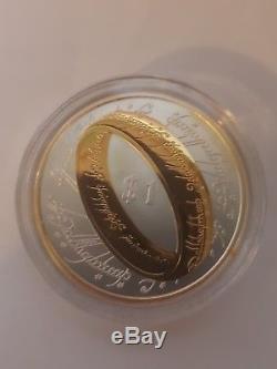 2003 Nouvelle-zélande Seigneur Des Anneaux Pièce D'argent De 1 $ En Argent Sterling Gem