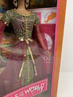 2012 Barbie Collector Dolls Of The World Morocco Pink Label Mattel X8425 Nouveau