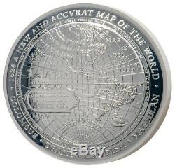 2019 Ngc Australie $ 5 1626 Nouvelle Carte Du Monde Pf70 Uc 3d Domed Silver Coin