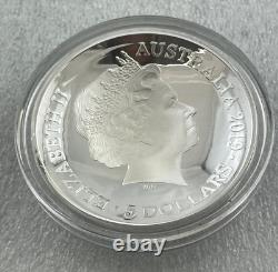 2019 Une Nouvelle Carte du Monde 1812 Pièce en Argent Proof Dôme de 1 oz du Capitaine Cook