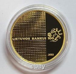 2022 Lituanie 50 -100e Anniversaire De La Banque De Lituanie