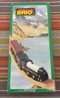 33431 Brio Train En Bois Canadien Pacifique! Les Trains Du Monde! Nouveau! C'est Moi Qui L'ai Dit.