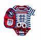 48x Angleterre Football Babygrow Set 3-6 Mois Coupe Du Monde Revendre Du Nouveau Lot De Travail