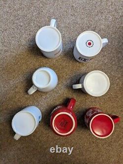 7 Tasses de café originales de journalisme. Rare. News Of The World, GMB, This Morning.