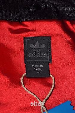 Adidas Matériaux Du Monde Chine 2006 Track Top Veste Noir/scarlet Rouge