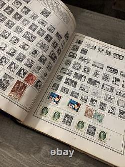 Album de timbres-poste vintage & timbres du monde en élargissement, nouvellement agrandi