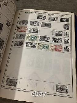 Album de timbres-poste vintage & timbres du monde en élargissement, nouvellement agrandi